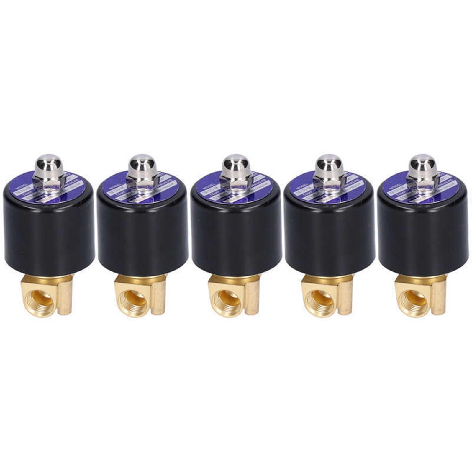XNCDBVYPA Electric Solenoid Valve G1/4 Inch Small Normally Closed for Water for Industrial Supplies 2W-025-08(DC 12V)