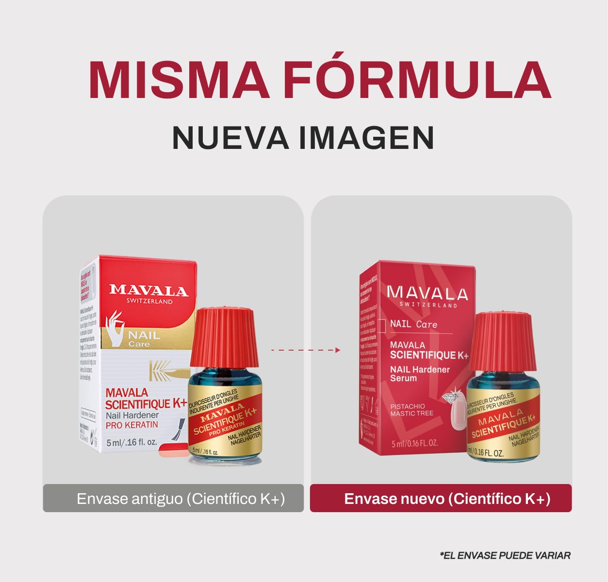 Mavala - Durcisseur d'Ongles Pro Keratin Mavala Scientifique K+ - Durcit la Plaque Cornée - Empêche le Dédoublement de l'Ongle - Formule Complète Efficace - 5ml