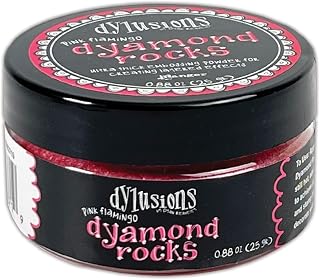 Dyan Reaveley Dylusions Dyamond Rocks-Pink Flamingo DYMR-83719