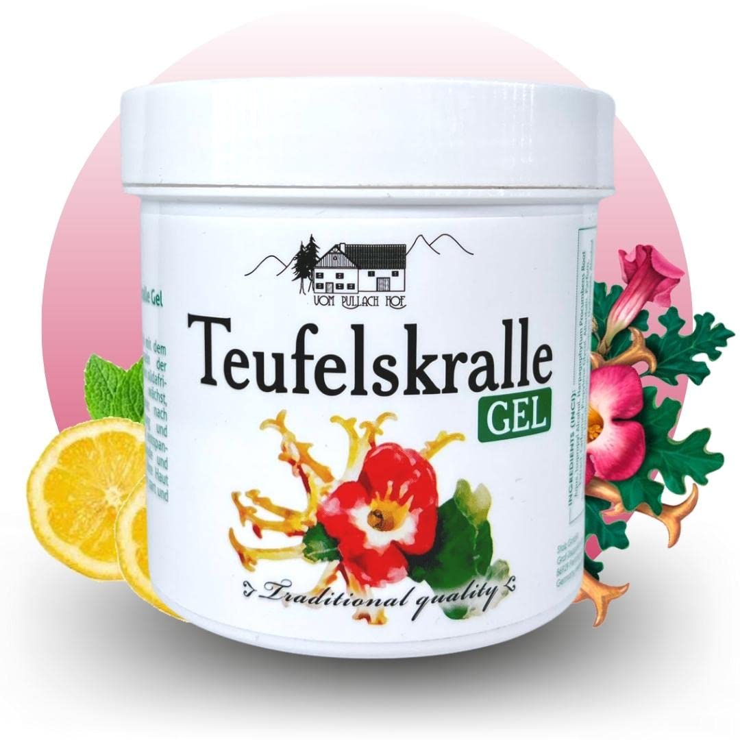 Crema/gel Harpagofito Antiinflamatoria con efecto Relajante Muscular Natural. Reparador de Musculos y Articulaciones. Ideal para Masajes Relajantes y para el Cuidado de la Piel. Formula Alemana 250ml