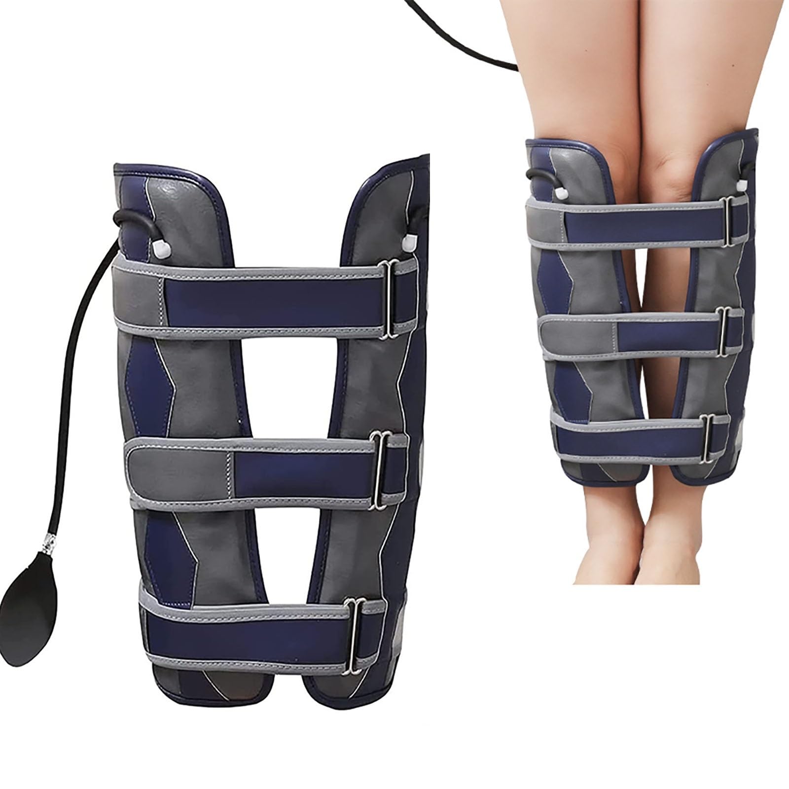 Cintura correttore per la postura delle gambe, 3 in 1 fascia per correggere le gambe, correttore di postura, ginocchiera per deformità valgo, fascia per bambini e adulti per deformità valgo-arco.