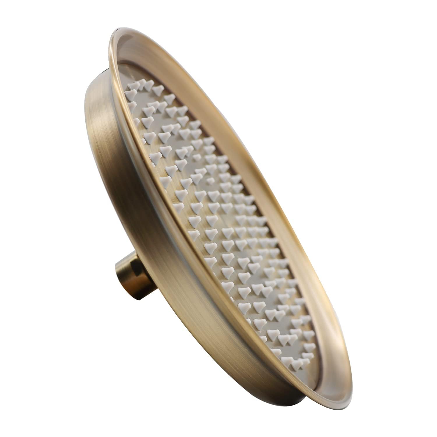 Cabezal de ducha fijo antiguo, cabezal de ducha de lluvia redondo de 228 mm, adecuado para ducha de baño, cabezal de ducha de lluvia de alta presión - GETSHOWERSET