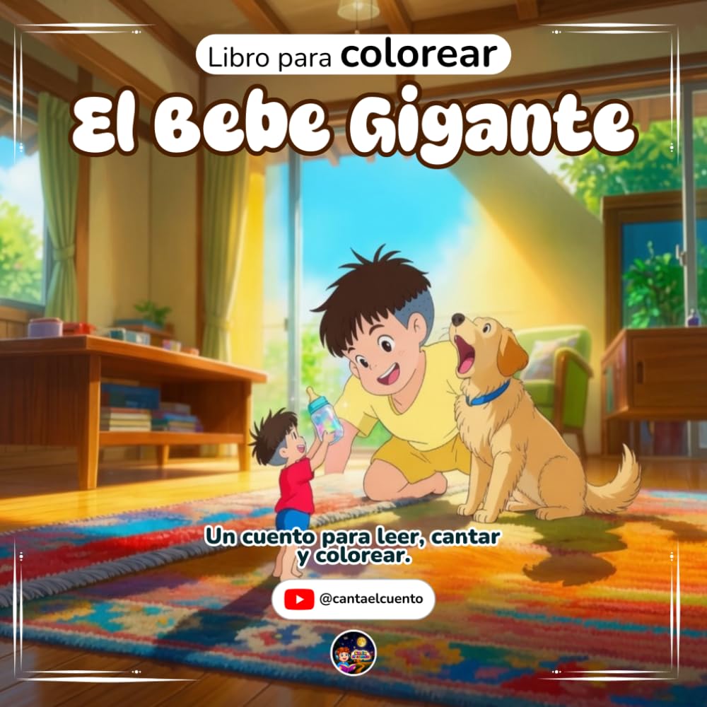Libro para colorear El bebe gigante: Un cuento para leer, cantar y colorear (Canta el cuento)