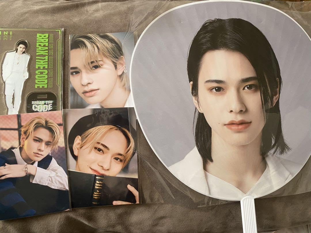 Amazon.co.jp: INI 松田迅 グッズ うちわ、アクスタ、ブロマイド×3枚