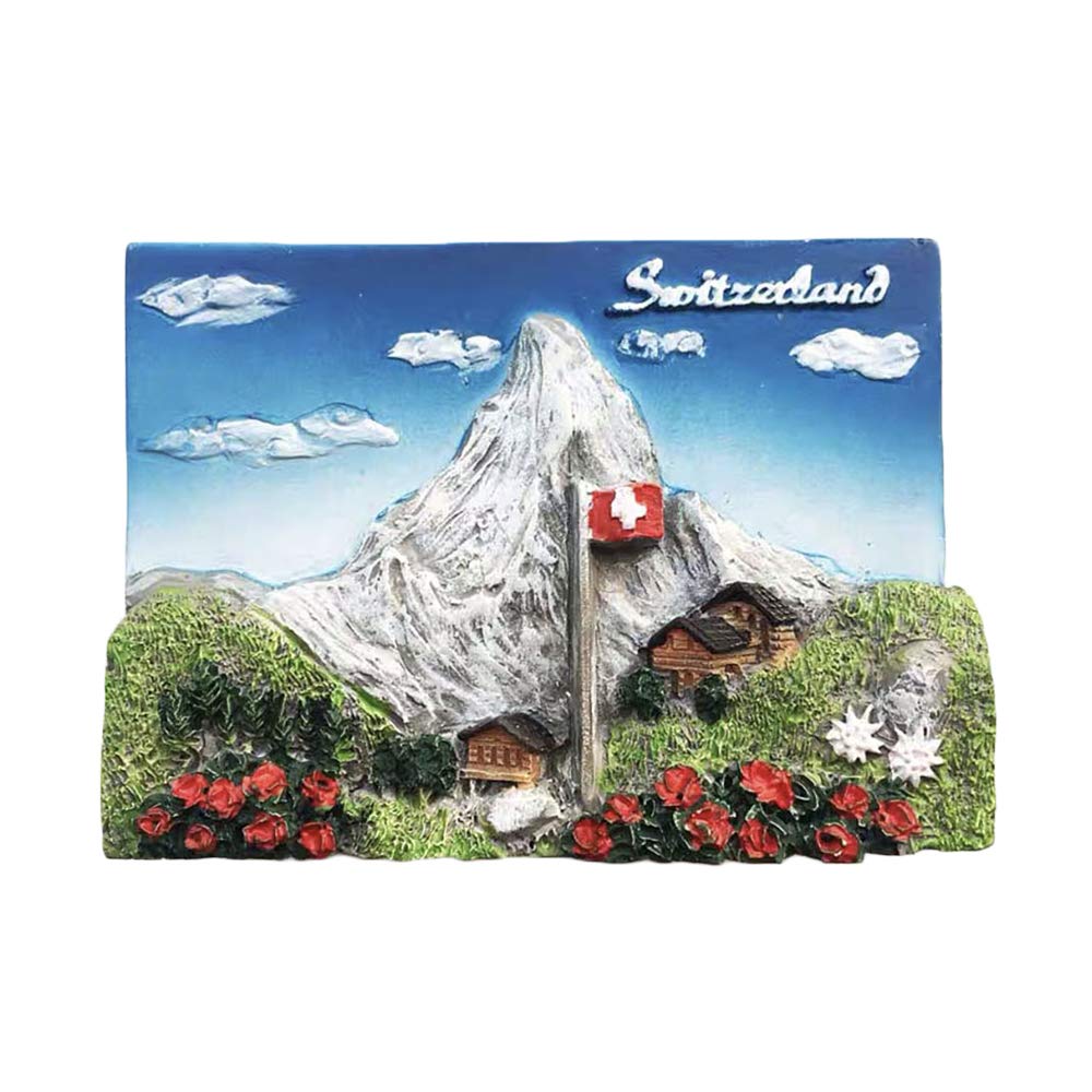 Wedarego Jungfrau Switzerland 3D Refrigerator Fridge Magnet Tourist Souvenirs Handmade Resin Craft Magnetic Stickers Home Kitchen Decoration Travel Gift