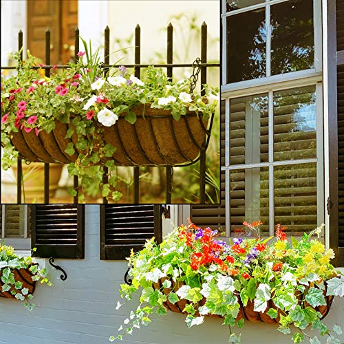 ANPHSIN 3 Pack Trough Coco Liners 24 Inch 100 Natural Coconut Coir