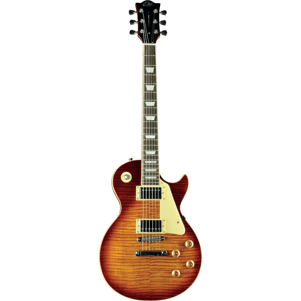 Eko VL-480 Aged Cherry Sunburst Flamed