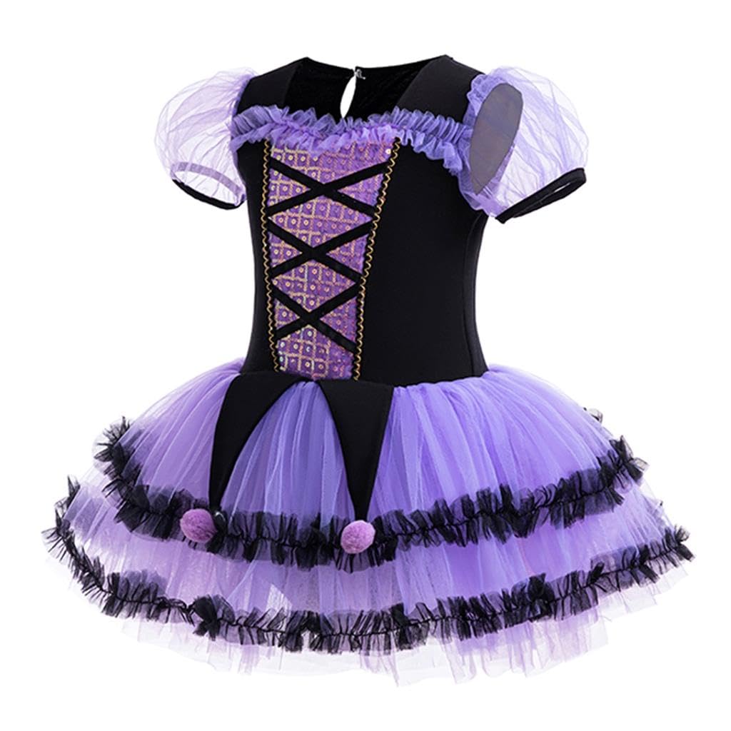 Lito Angels Girls Ballet Tutu Dress Ballerina Princess Costume Purple Tulle Skirt Kids Dance Wear Birthdays Fancy Outfit Age 3-4 Years - Image 3