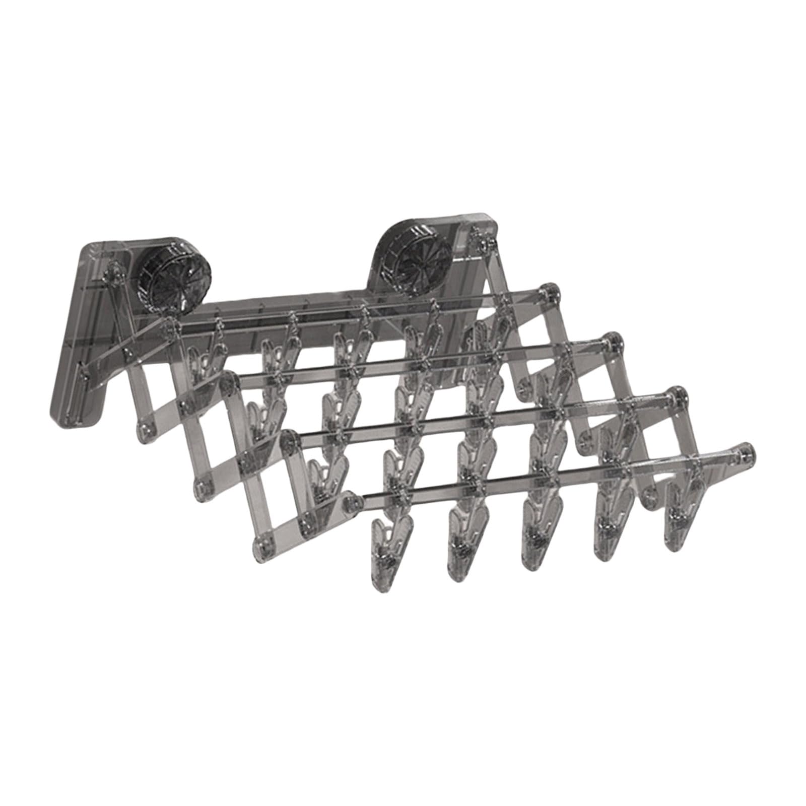 HDOYTXXM Foldable Suction Cup Sock Rack Space Saving Designs Socks Drying Organizers for Bathroom Balcony and Laundry Room Laundry Rack