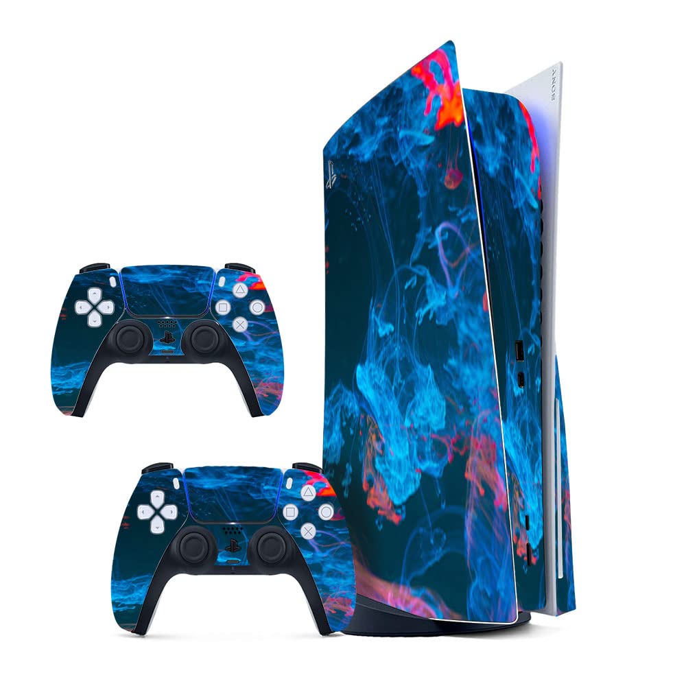 GADGETS WRAP Printed Vinyl Skin Sticker Decal for Sony PS5 PlayStation 5 Disc Edition Console & 2 Controller (Skin Only, Console & Controller not Included.) - Color Mix Multicolor (B0BW3RMPS7) Amazon Price History, Amazon Price Tracker