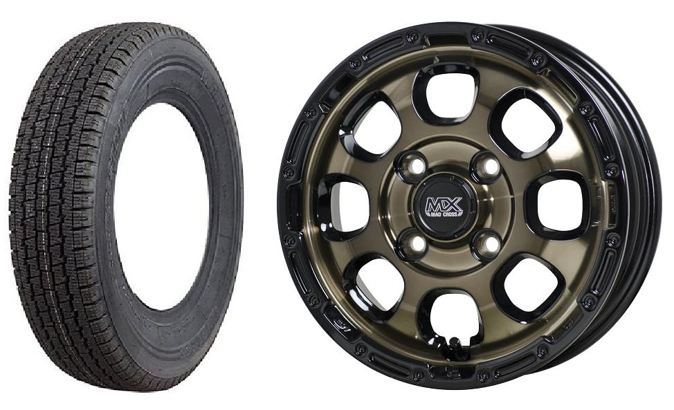 Amazon | ホットスタッフ タイヤホイールSET 4本【BS W300 145/80R12 