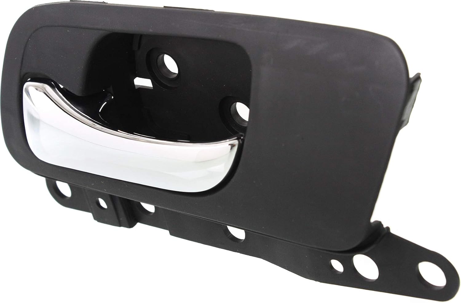 Garage-Pro Interior Door Handle Compatible with 2004-2008 Acura TSX Front, Driver Side Black Bezel with Chrome Lever