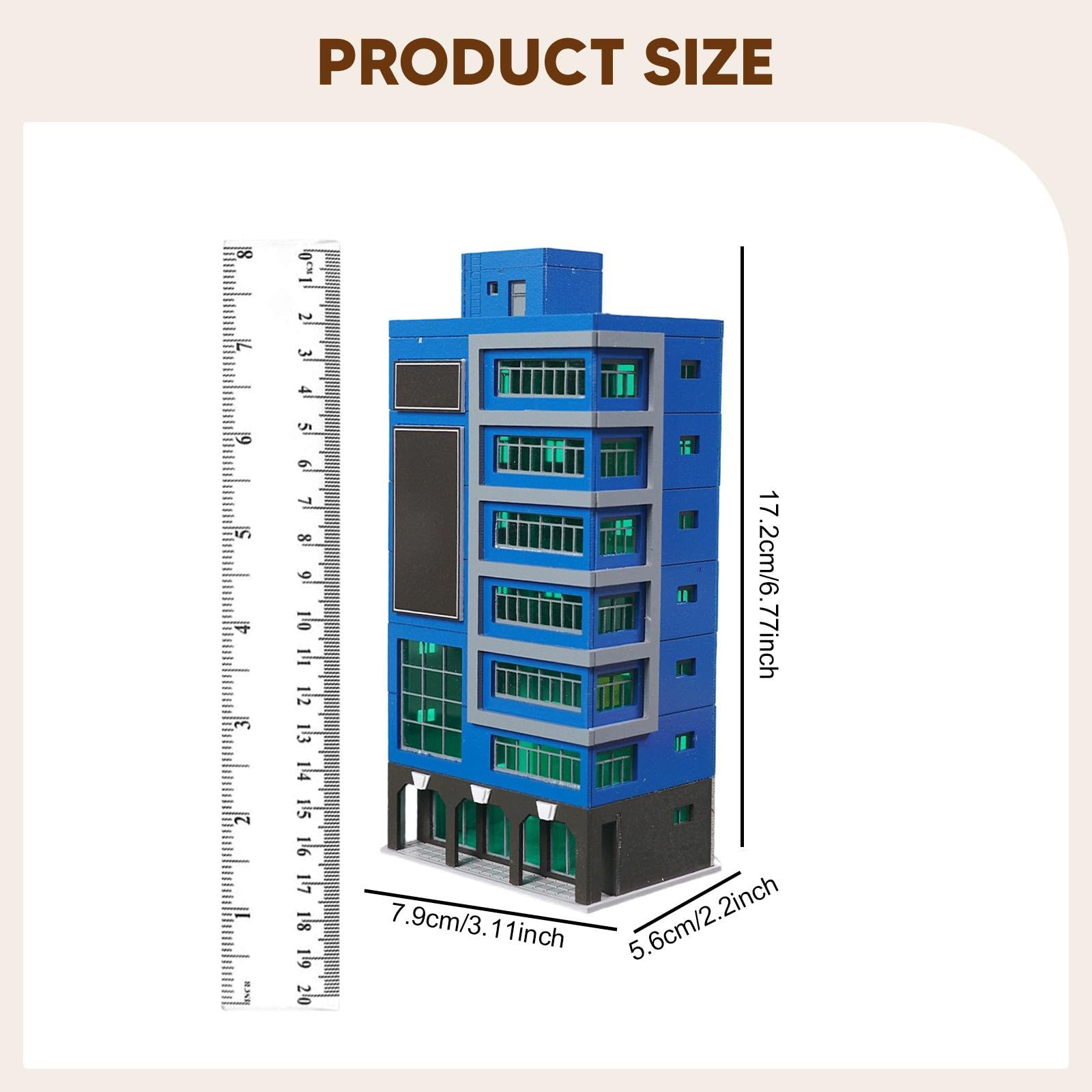 Amazon.co.jp: BreezeTrading 建築模型 現代都市建物モデル DIY