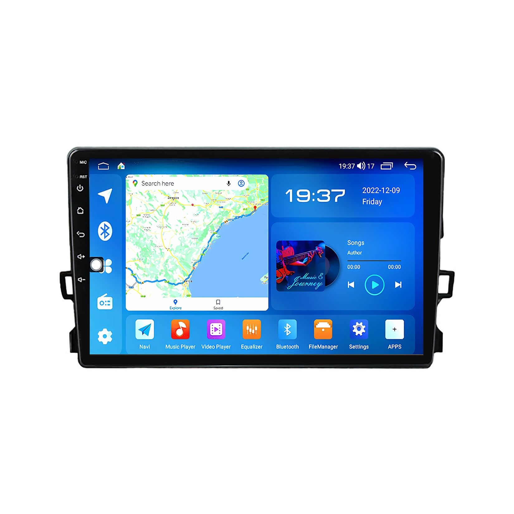 Autoradio Android 11 pour remplacer l'ancien poste Toyota Auris démodé