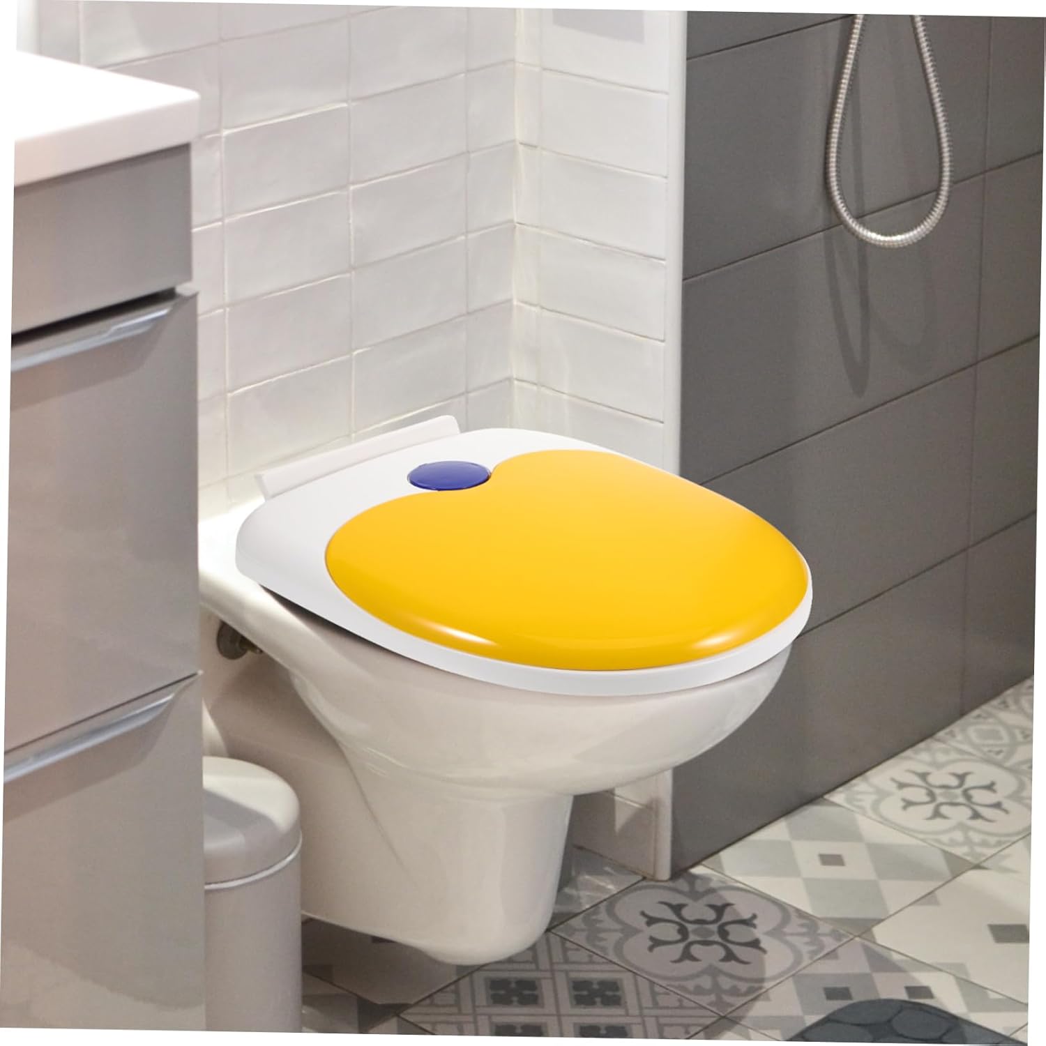 SHINEOFI Boy Girl Potty Training Seat U-shaped Boy Girl Toilet Training Seat for Boys and Girls Easy to Install Reusable Smooth Lightweight Design for Home Use