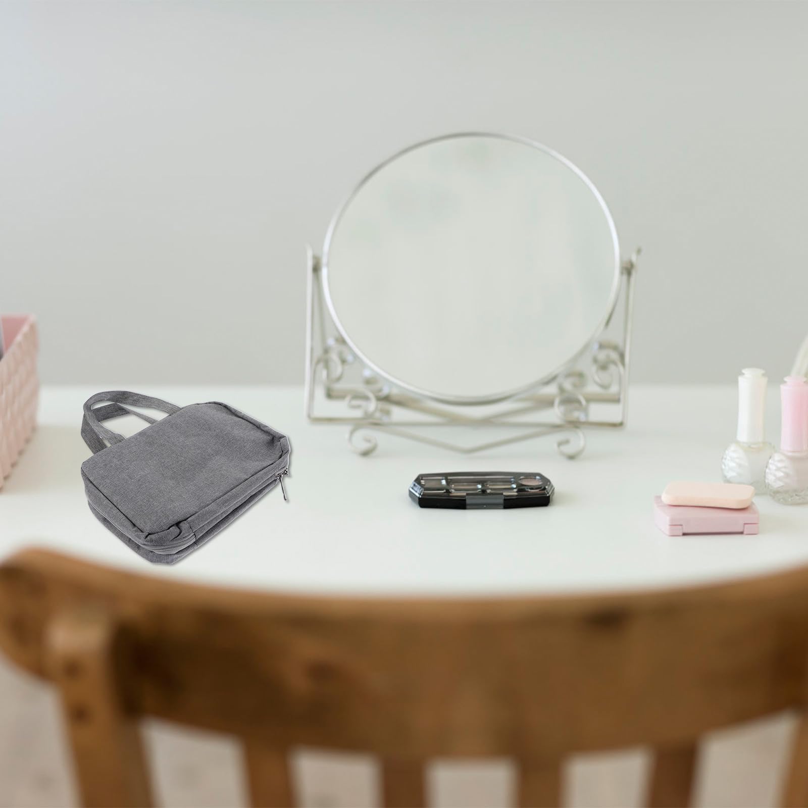 Alipis Borsa da e Rifiniture Accurate Pieghevole da Viaggio in Poliestere Grande Capacità e Scomparti Multipli, Design Compatto per Campeggio e Viaggio