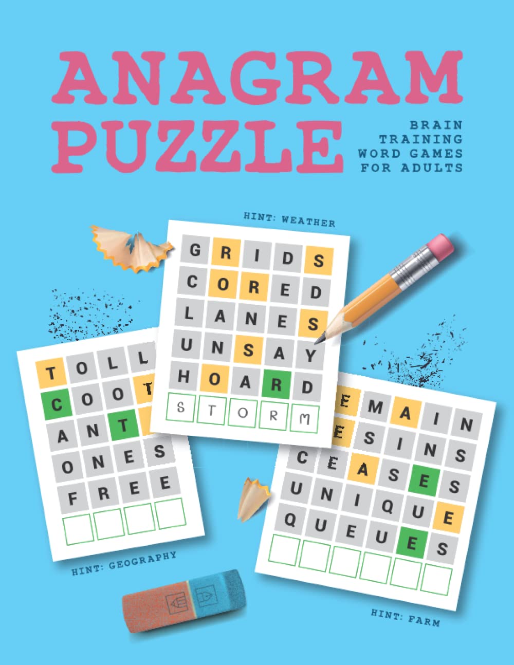 Anagram Puzzle: Brain Training Word Games for Adults