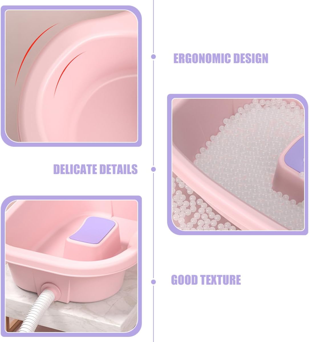 Wash Basin Sink Portable Hair Washing Tray Shampoo Bowl for Elderly Pregnant Children