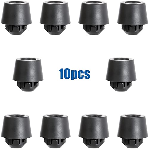 Miniatura 4 de OAUTOO 10 unids 0.433 in Longitud Puerta Shell Cojín Tronco Tapa Parachoques Clip para Toyota y Lexus 90541-09117