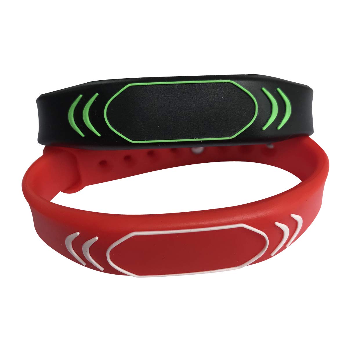 Bracelets RFID 13.56MHz M4 S70 en silicone, lot de 100 pièces multicolores pour contrôle d'accès