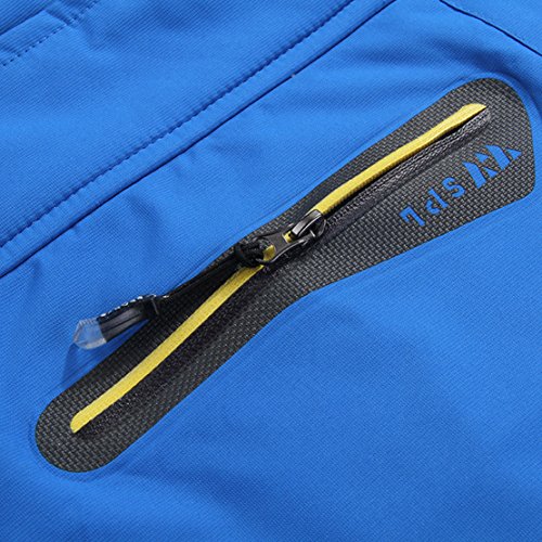Image of Men's Rain Jacket Waterproof with Hooded Hiking Outdoor Coat Lightweight Windbreaker