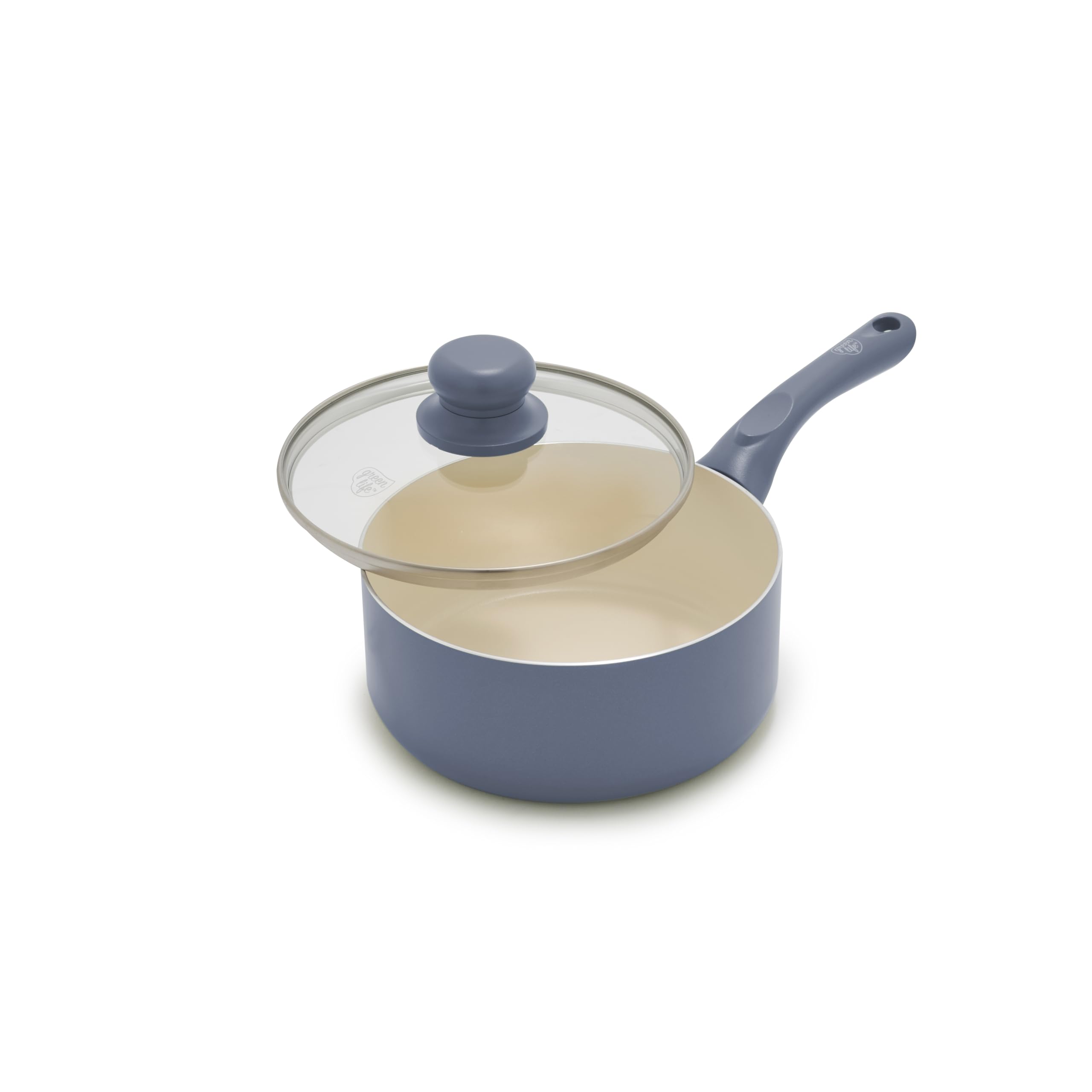 GreenLife 2 Quart Nonstick Saucepan with Lid