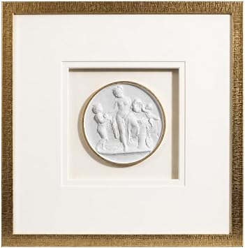 Intaglio Wall Sculptures With Framed,Vintage Living Room Wall Decor Aesthetic,Metal Wall Art Decoration Cottage Core Mid Century Modern Decor,Bedroom Bathroom House Office Hallway Artwork For Walls