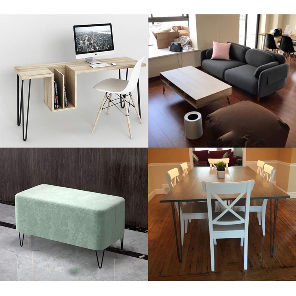 Möbelfüße aus Metall, DIY-Chrom, Badezimmerschrankfüße, 20 cm, konisch, austauschbar, für Schränke, TV-Möbel und Sofas (4 Stück), Gold