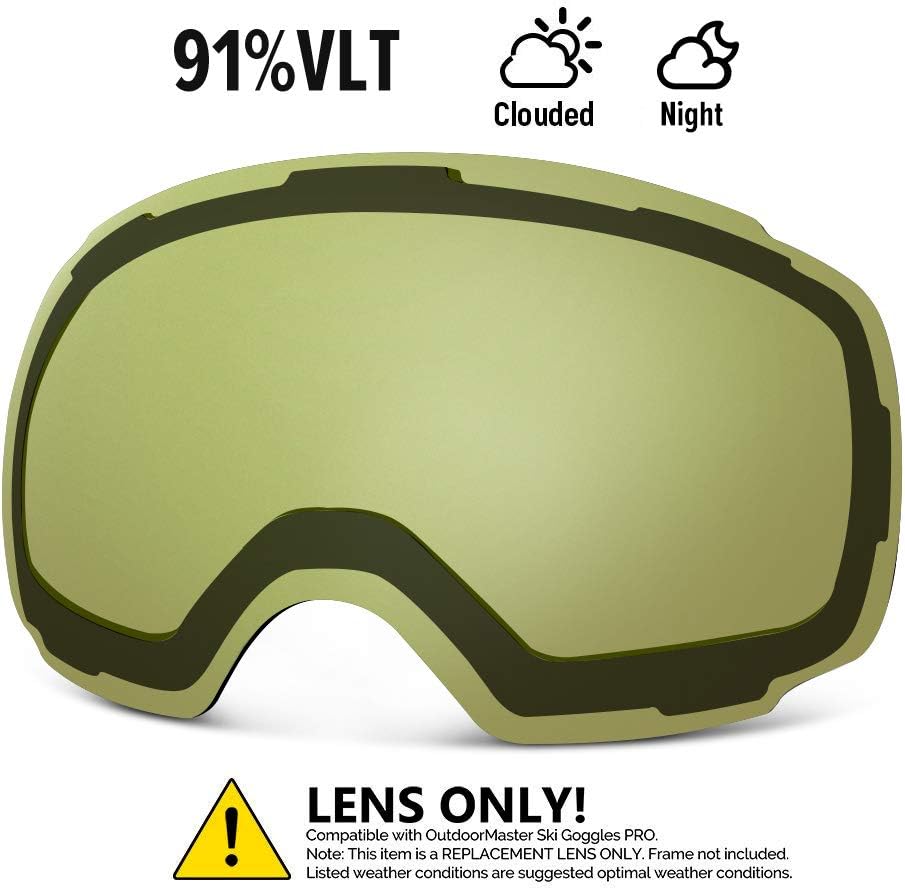 occhiali da sci per le giornate nuvolose