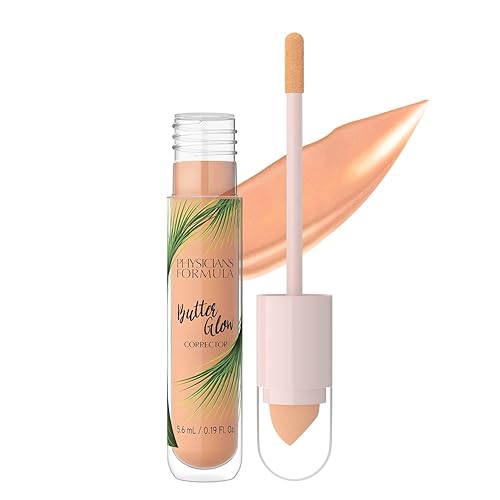 Physicians Formula Butter Glow Corrector, neutraliza las manchas oscuras y las ojeras, impregnado con ingredientes iluminadores y estimulantes de la Physicians Formula Butter Glow Corrector, neutraliza las manchas oscuras y las ojeras, impregnado con ingredientes iluminadores y estimulantes de la