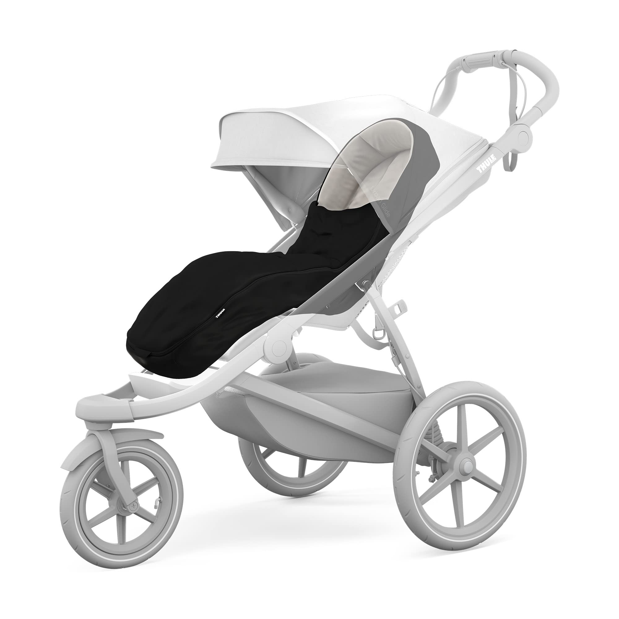 Thule Stroller Footmuff, Insulated Warm & Cozy Accessory, Large Zip-Opening : Everything Else