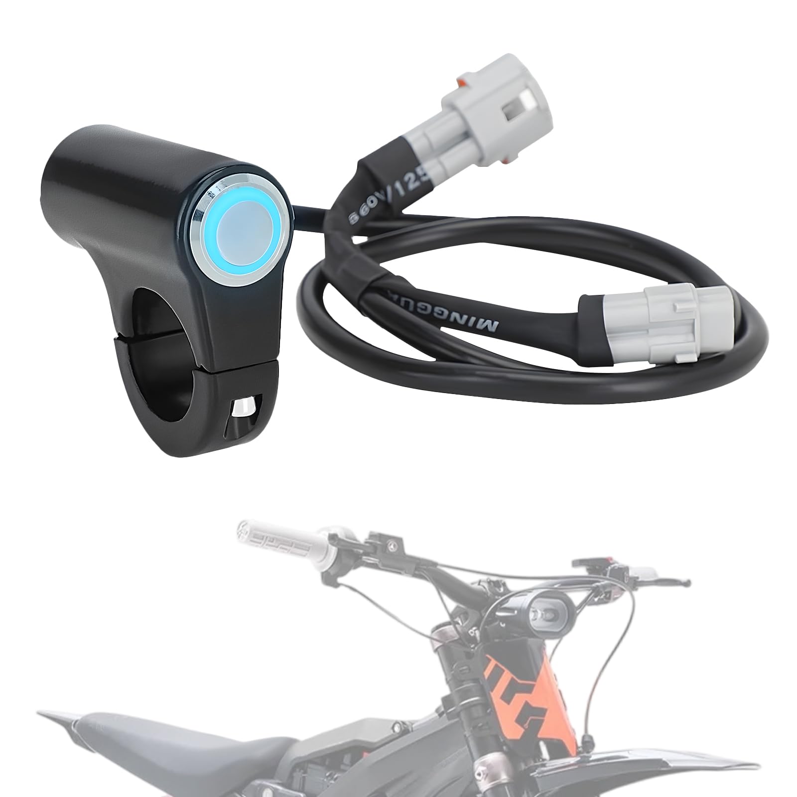 Headlight Switch On/Off for Sur Ron Surron Light Bee X E-Ride Pro SS SR S 72V 48V Rawrr Mantis X Talaria Sting MX3 X260 X160 Mini Electric Dirt Bike
