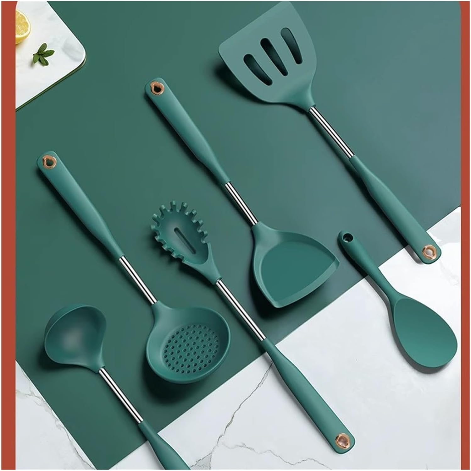 Kitchen Utensils Tube Soup Ladle Colander Set Cooking Tool Set Kitchenware Set