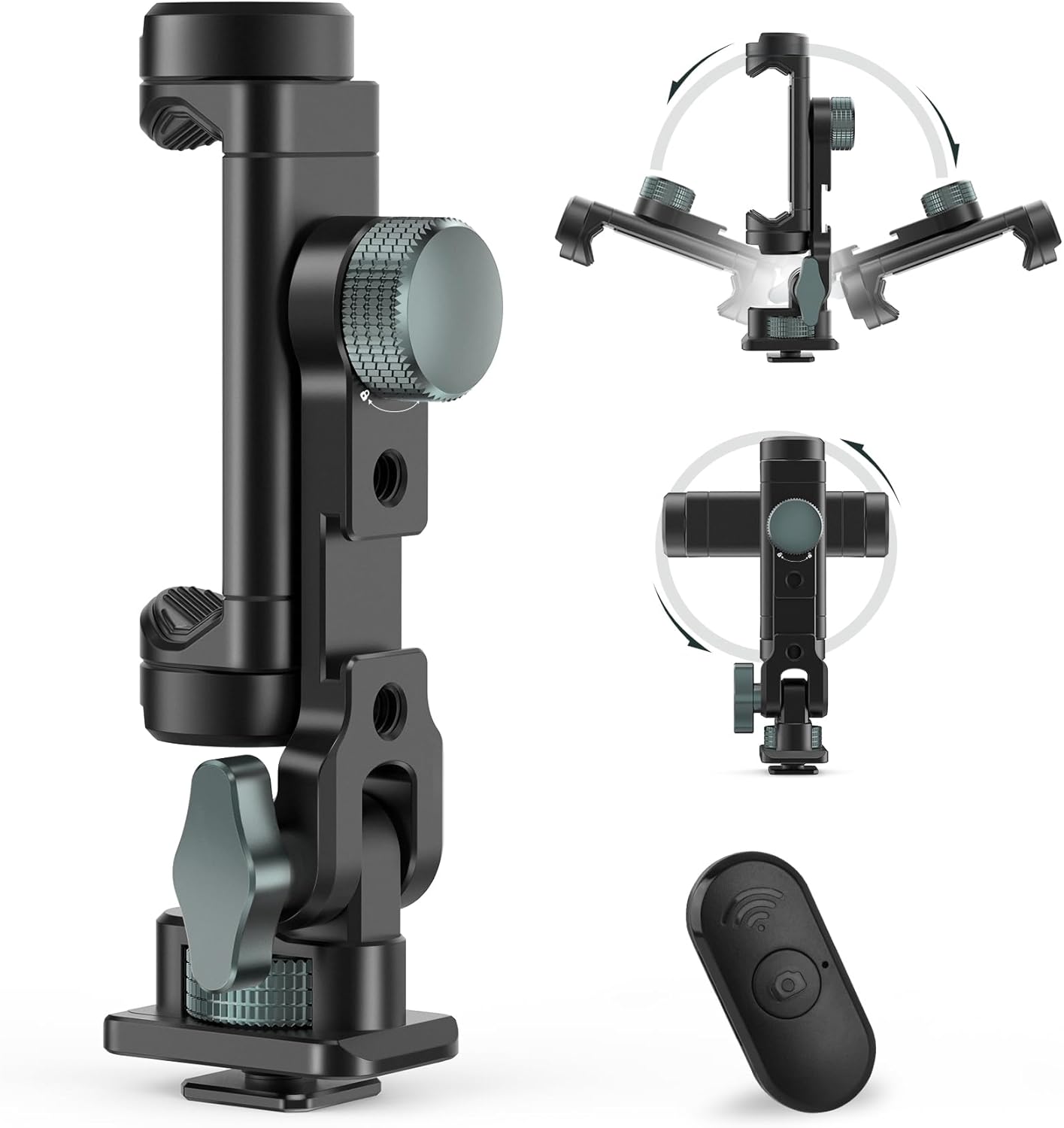 WEGOLD Metal Phone Tripod Mount, Smartphone Tripod Adapter