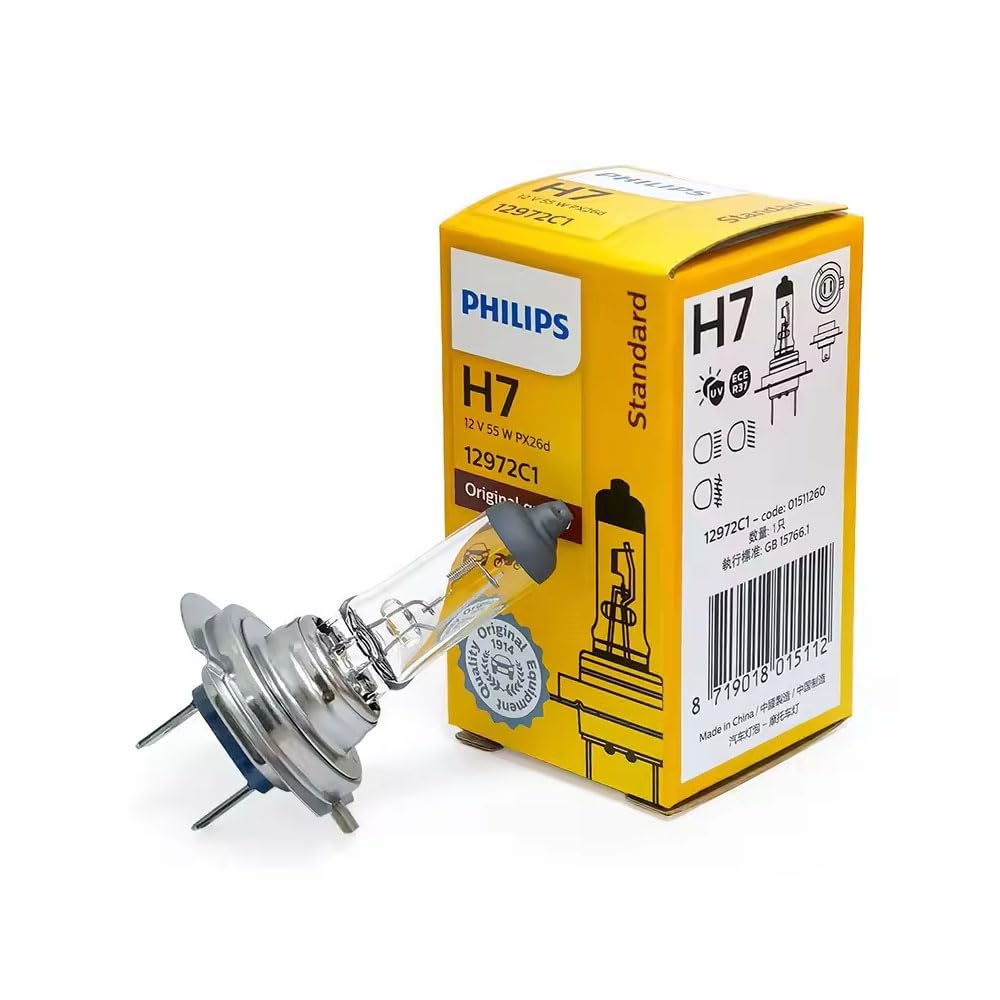 Philips H7-OLD Standard Halogen Headlight Bulb (Pack of 1)