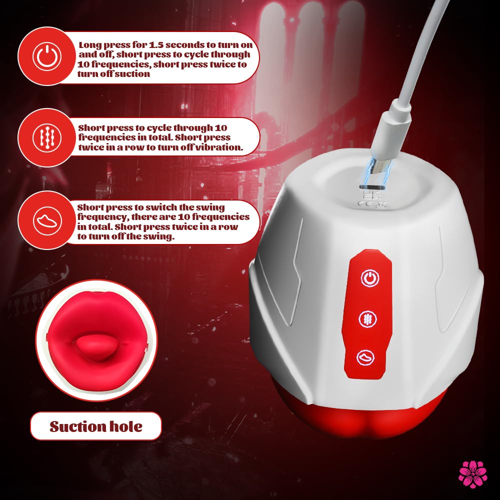 Vibration für frauen Sex Spielzeug Lmgoc Klitoris Stimulator mit 10 Zungelecken&Vibrationsmodi 3 in 1 Vibratorensets G-Punkt Vibrator für Frauen Sex Toys Stimulator Klitoris Brustsauger Anal Dildo