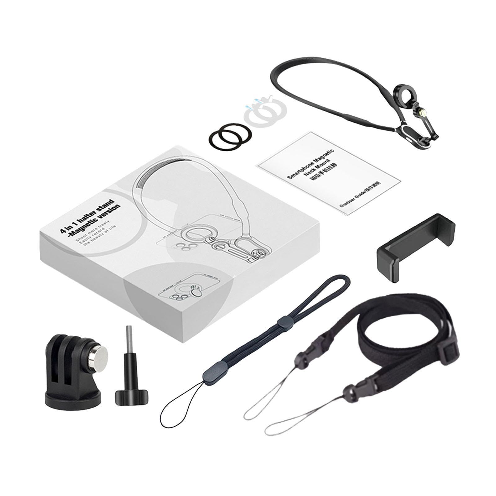 Soporte para teléfono Multifuncional de liberación rápida para Colgar en el Cuello, práctico para Actividades al Aire Libre, fotografía y Vlogs,