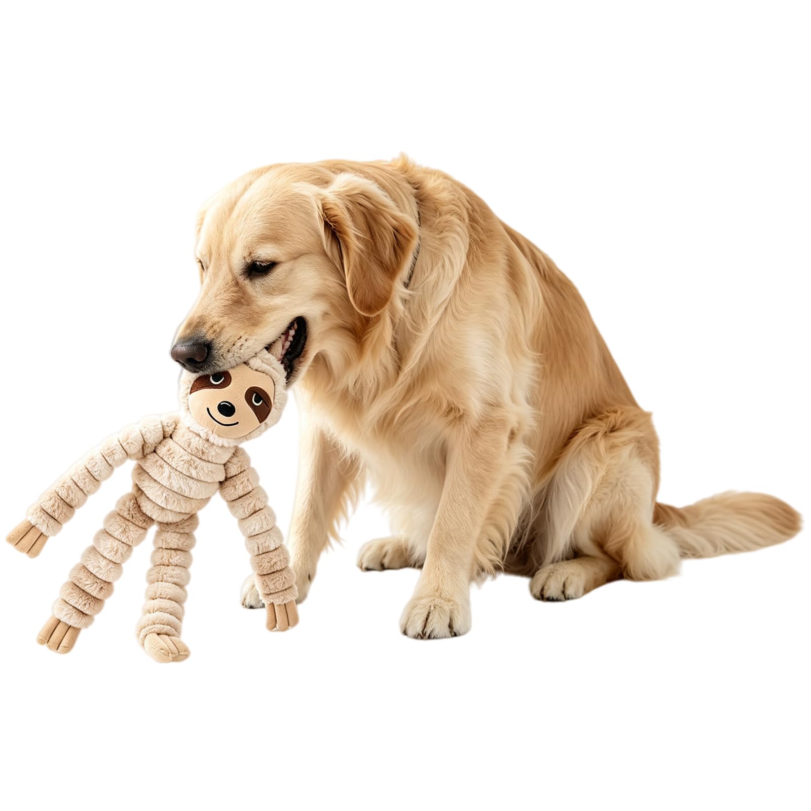 Quietschendes Plüschtier, großes Hundespielzeug für aggressive