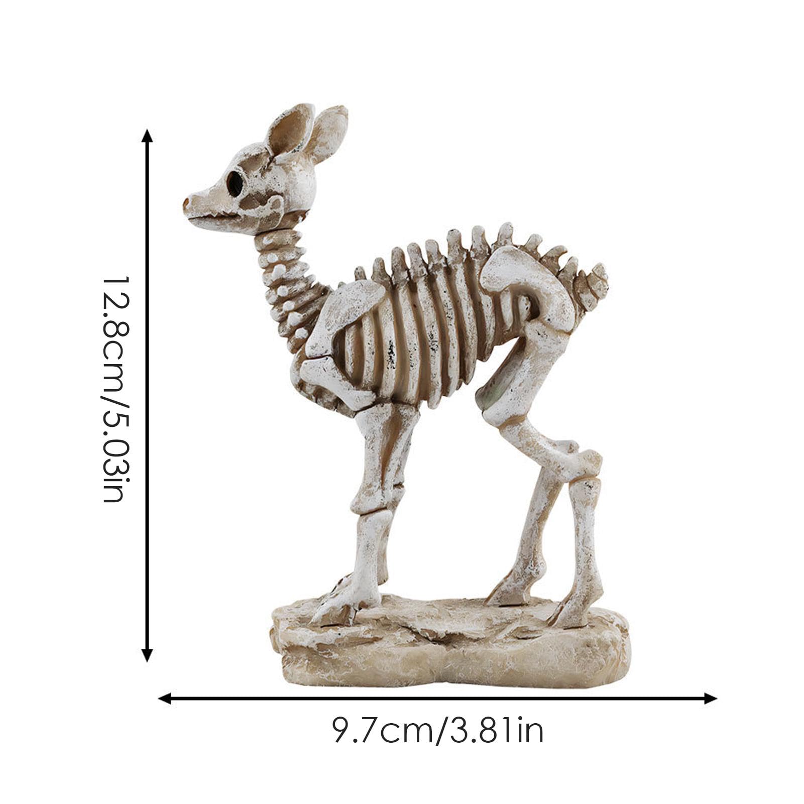 Amazon.co.jp: 鹿の骨の装飾、スケルトン鹿の飾り - ハロウィン