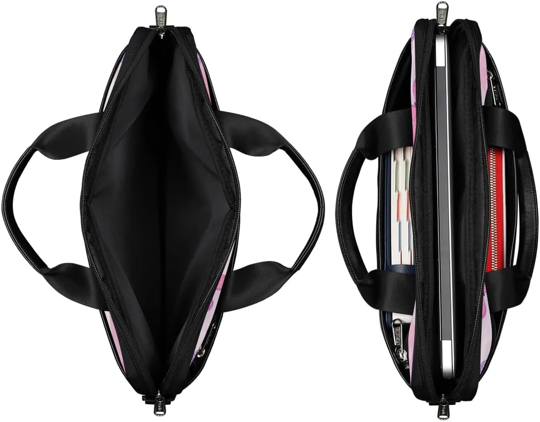 Custom Name Butterfly Laptop Bags for Women, Personalized Text Laptop Case Shoulder Bag,Computer Bag for Women Work