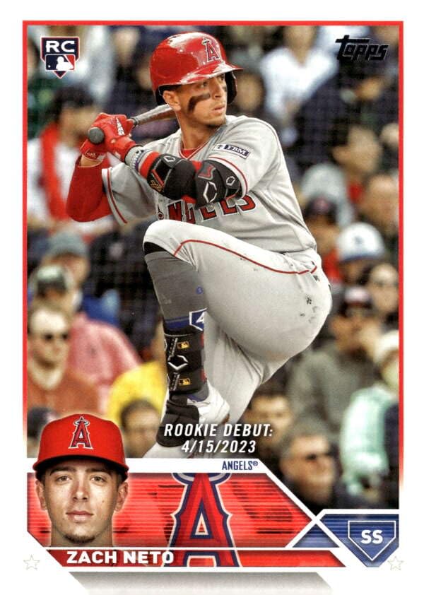 Amazon.com: 2023 Topps Update Series #US329 Zach Neto Rookie Debut