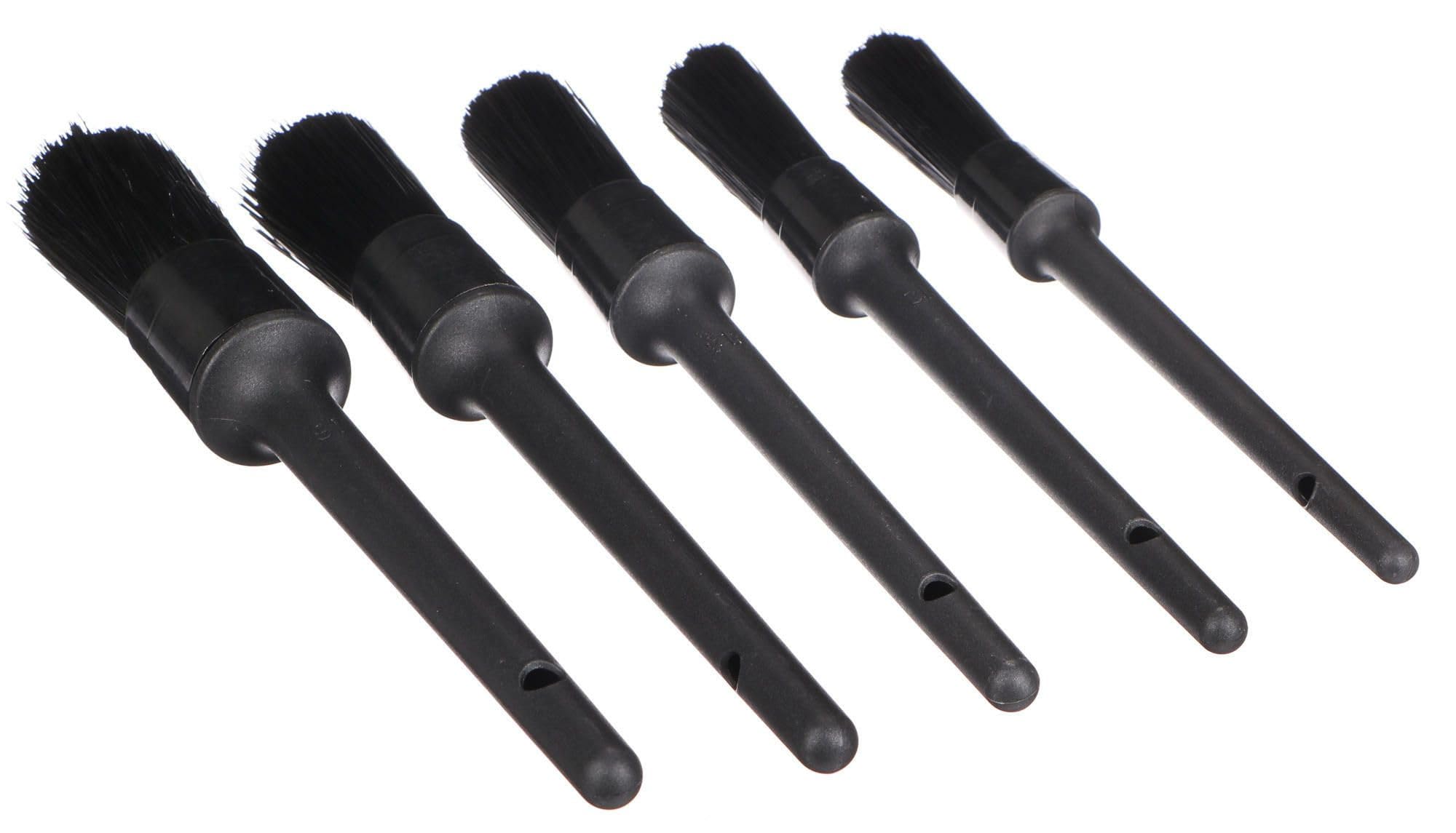 CAR DETAILING BRUSH 5 HARD | Zestaw twardych precyzyjnych szczotek do czyszczenia samochodu | 5 sztuk