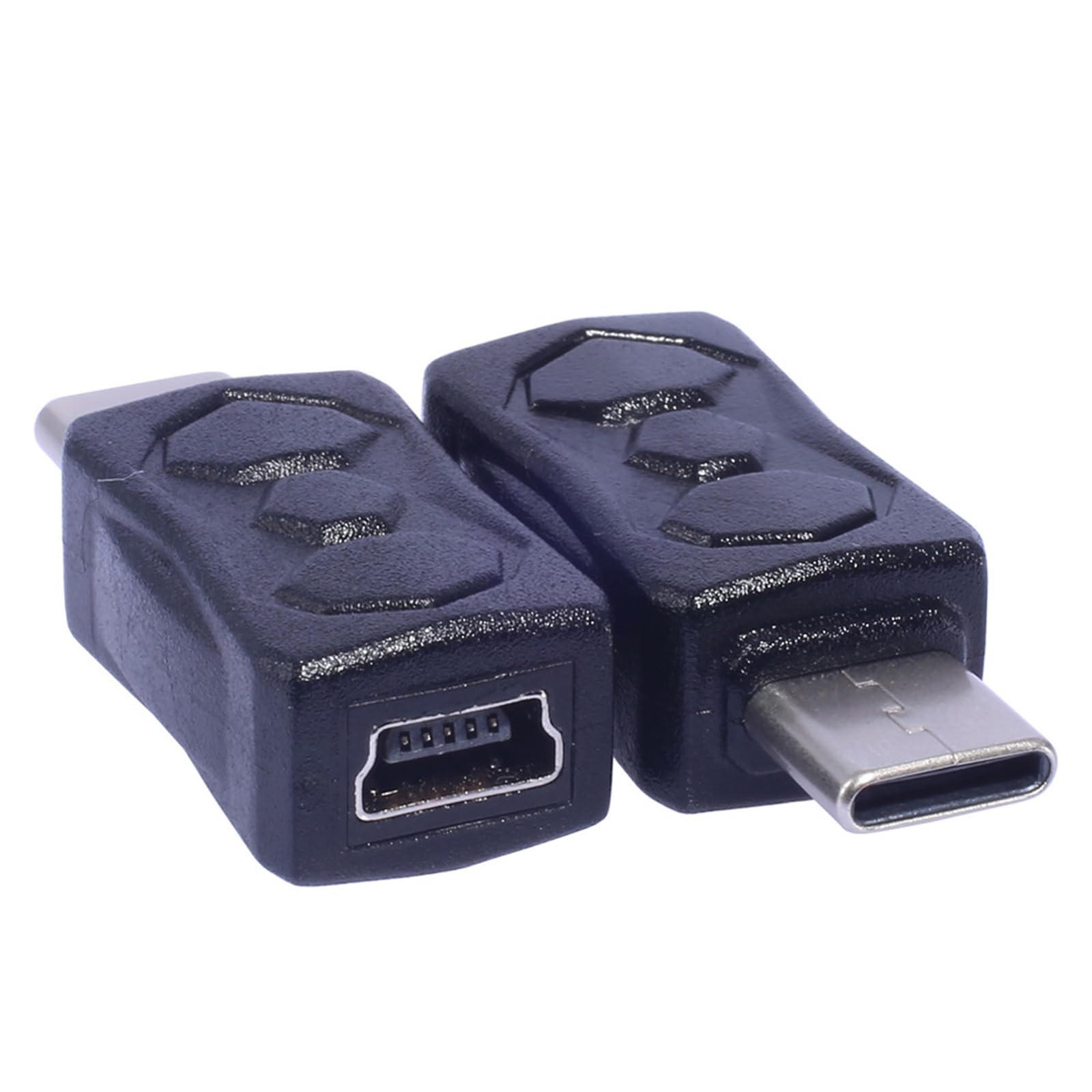 Yazhuq USB Female to Type C Male Conversion Adapter Converter Black 5V2A Charging & 480Mbps Data Transfer