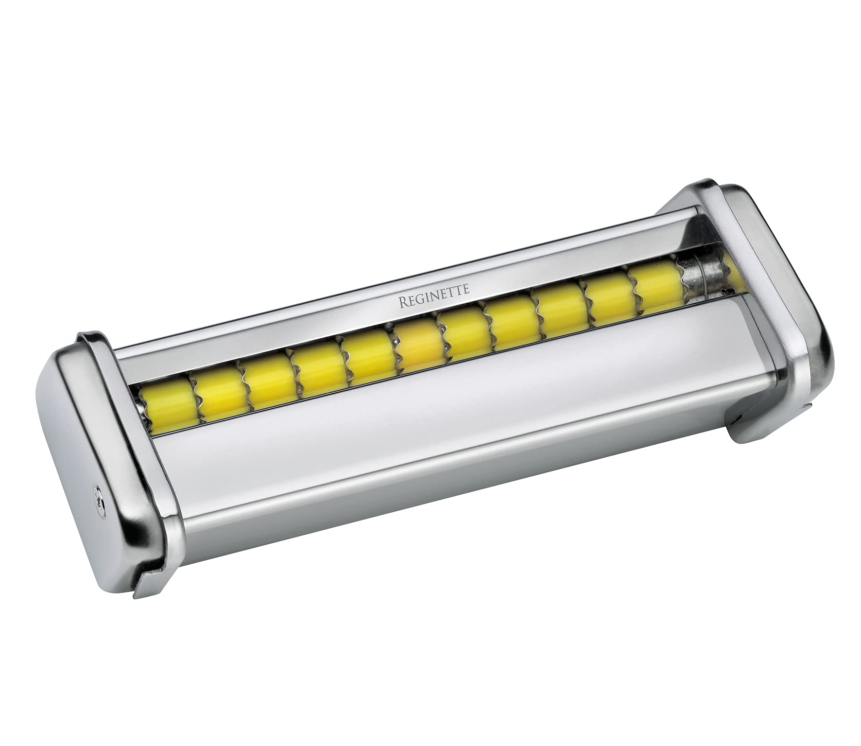 KÜCHENPROFI Nudelmaschine VITALE 150 Set, 6 Aufsätze, 7 Teigstärken | manueller Pastabereiter, Edelstahlgehäuse, anodisiertes Aluminium, für Lasagne, Tagliatelle, Spaghetti, Reginette, Ravioli