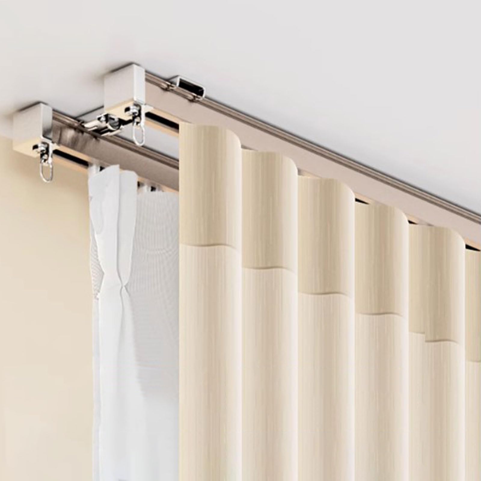 Sistema flexible K de techo para separar estancias y solucionar la falta de intimidad en casa