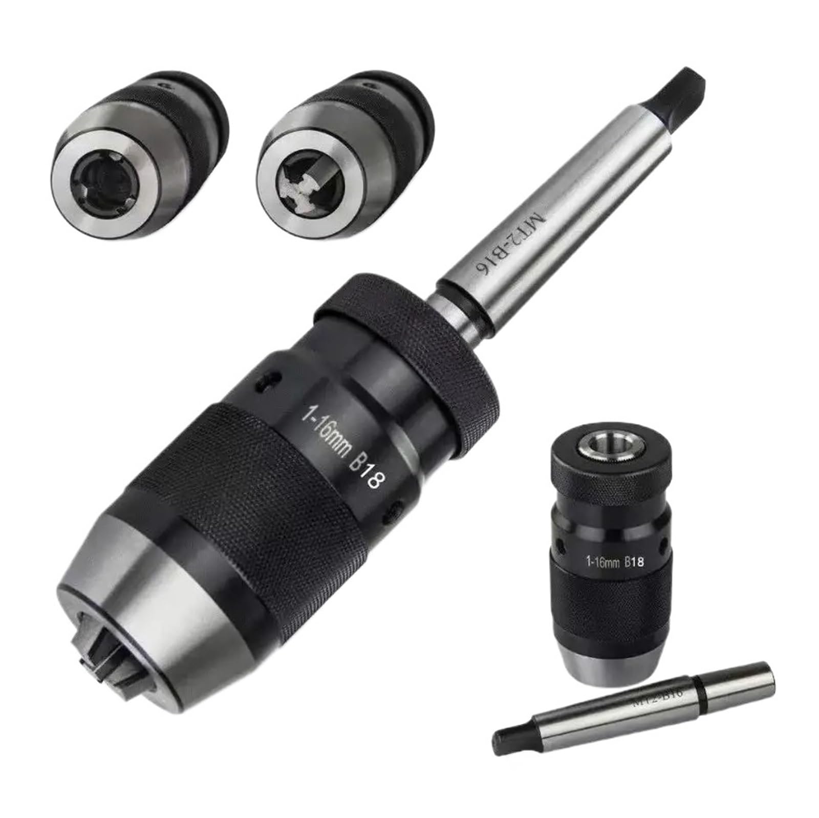 B10 B12 B16 B18 B22 samozaciskowy uchwyt wiertarski MT1 MT2 MT3 MT4 C6 C8 C12 C16 C20 R8 tokarka 1-10-113mm 1-16mm(MTB3-B16 (1-16mm))