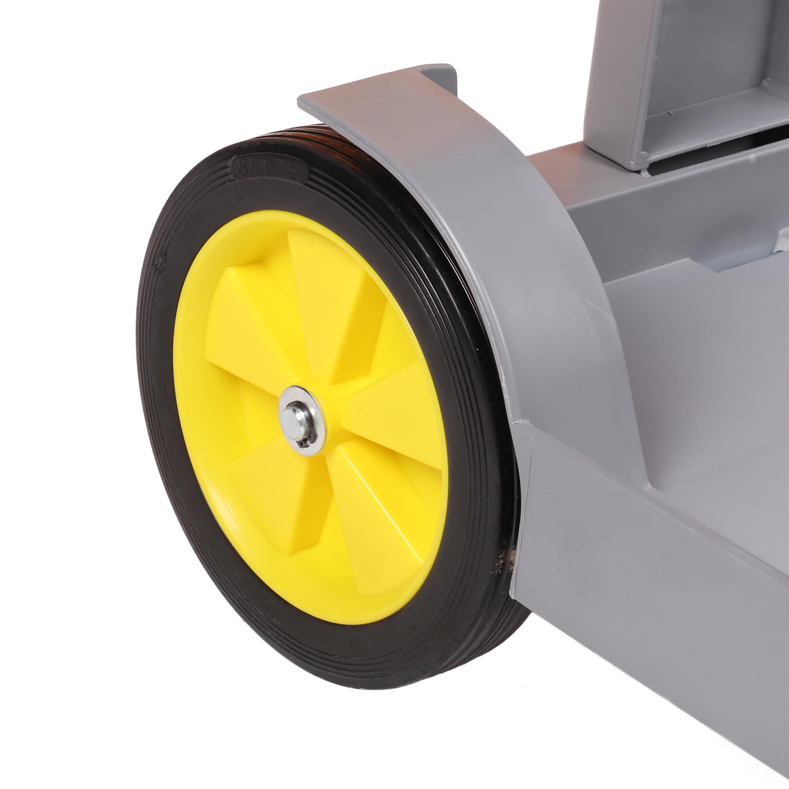 Carrello per Pulizie Carrello per Pulizia Commerciale Multifunzionale Grigio per Hotel Aeroporti Facile da Spostare in Plastica a 3 Livelli