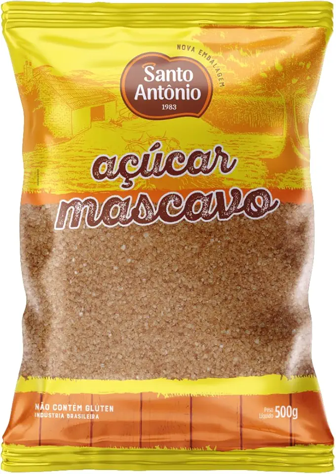 SANTO ANTONIO ALIMENTOS ACUCAR MASCAVO PCT 500G