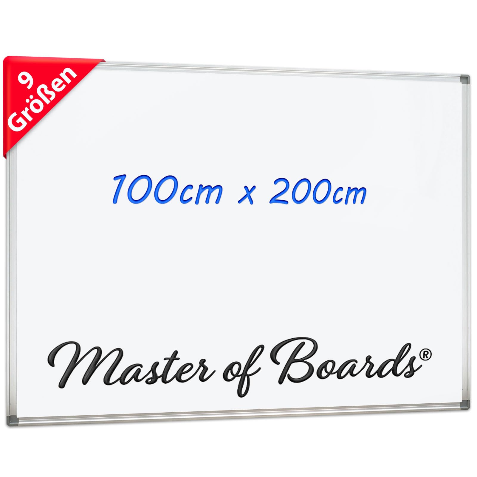 Whiteboard, magneetbord met aluminium frame, glad oppervlak, gemakkelijk te verwijderen, bord voor notities, tekenen, leren of organiseren, gereedschap voor kantoor en school, horeca, 90 x 60 cm