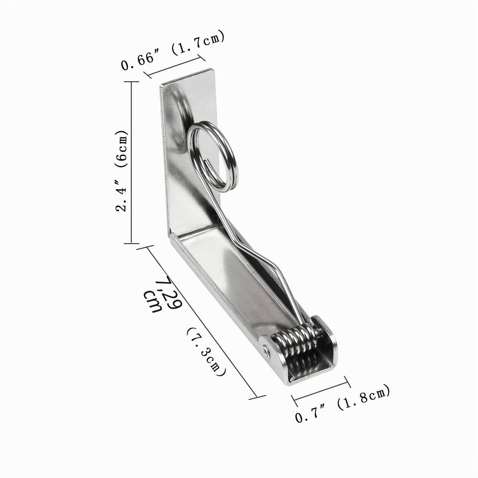 Pince pour Nappe en Acier Inoxydable à Ressort, Clip de Table 4 Pcs